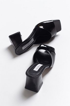 دمپائی مشکی زنانه چرم لاکی Zoe3 Style - کد 922470927