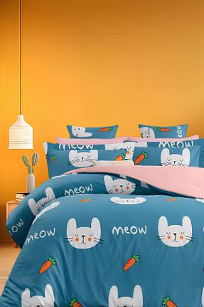 روتختی تک نفره آبی پنبه ای İQON - کد 841642641