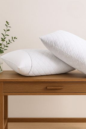 محافظ بالش سفید پنبه ای Nart Home - کد 46735515