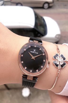 ساعت مچی زرد زنانه 36-40 میلی متر Daniel Klein - کد 780605478