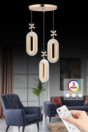 لوستر طلائی فلزی İstanbul Avize - کد 808196048