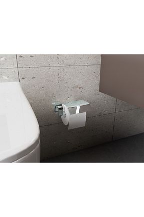 پایه دستمال توالت متالیک استیل ضد زنگ VESSA BANYO - کد 947808111