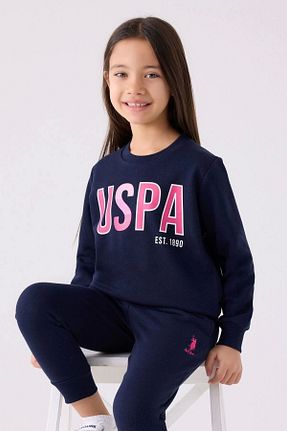 ست گرمکن سرمه ای بچه گانه %100 پنبه U.S. Polo Assn. - کد 852836291
