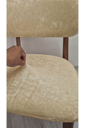 کاور صندلی بژ مخمل Faiend - کد 947993538