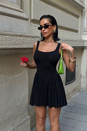 لباس مشکی زنانه بافتنی World Fashion Trends - کد 927127324