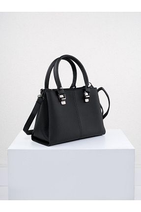 کیف دوشی مشکی زنانه چرم مصنوعی HONEY BAG - کد 758745700