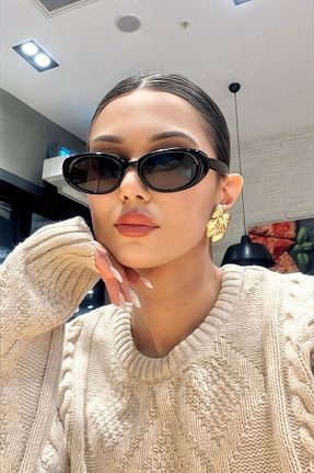 عینک آفتابی مشکی زنانه UV400 REN EYEWEAR - کد 640720253