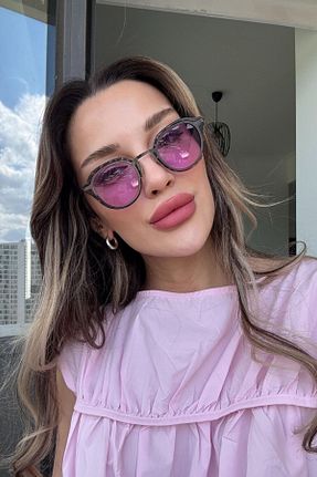 عینک آفتابی بنفش زنانه 52 REN EYEWEAR - کد 937567909