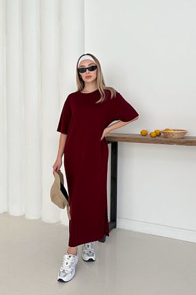 لباس زرشکی زنانه بافتنی TrendyFashion - کد 936304755