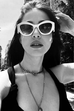عینک آفتابی سفید زنانه UV400 REN EYEWEAR - کد 756822010