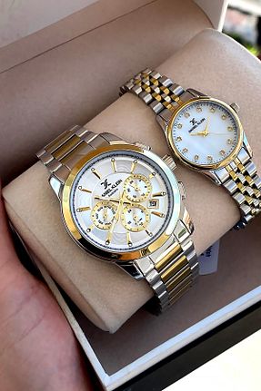 ساعت مچی طلائی زنانه 41-46 میلی متر Daniel Klein - کد 662959590