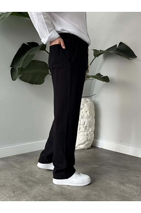 شلوار مشکی مردانه کتان Cordi Wear - کد 954716079