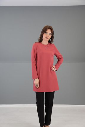 تونیک حجاب نارنجی زنانه ویسکون ÖNDER ÖZSOY - کد 465328068