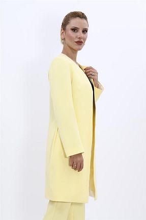 کت زرد زنانه Comfort ÖNDER ÖZSOY - کد 378788559