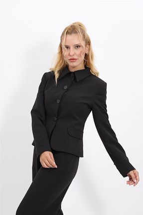 کت مشکی زنانه Comfort ÖNDER ÖZSOY - کد 241305436