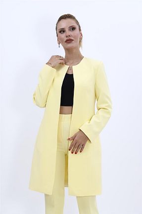 کت زرد زنانه Comfort ÖNDER ÖZSOY - کد 378788559