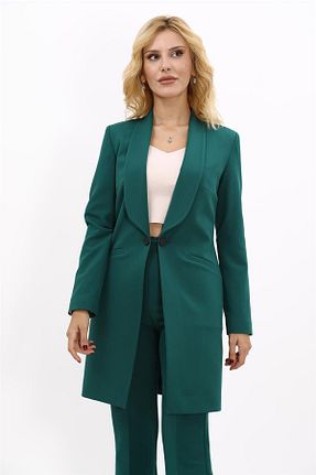 کت سبز زنانه Comfort ÖNDER ÖZSOY - کد 378989066