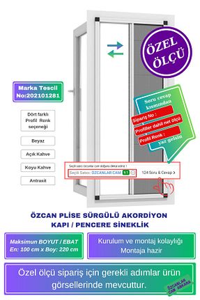 پشه بند ÖZCANLAR CAM - کد 105384261