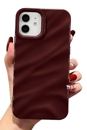 کاور و قاب زرشکی iPhone 12 Fibaks - کد 944516662