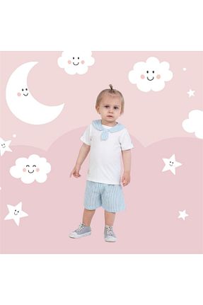 ست بالاتنه و پائین تنه بژ بچه گانه رگولار TALYA GİYİM - کد 954349013
