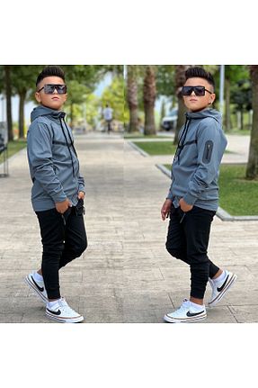 ست گرمکن سبز بچه گانه پاچه کش دار Pina Kids - کد 925705655