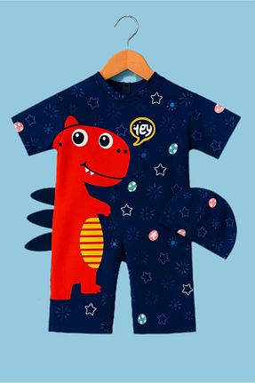 مایو سرمه ای بچه گانه مخلوط پلی استر My Kids Wear - کد 472869754
