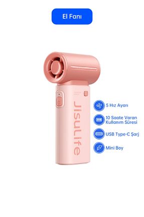 پنکه صورتی Mini Fan JISULIFE - کد 855751872