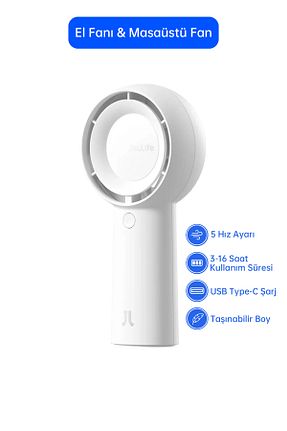 پنکه سفید Mini Fan JISULIFE - کد 855737642