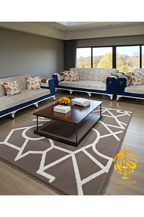 کاور مبل بژ مخمل Tekstilsa - کد 661409218