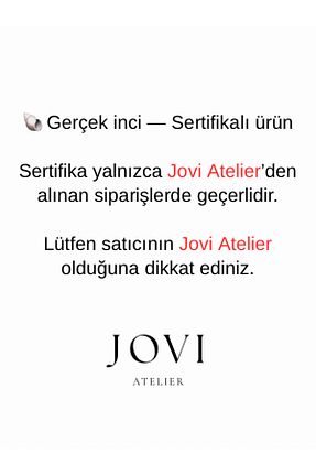 گردنبند مروارید طوسی مروارید فرهنگی JOVİ ATELİER - کد 943458357