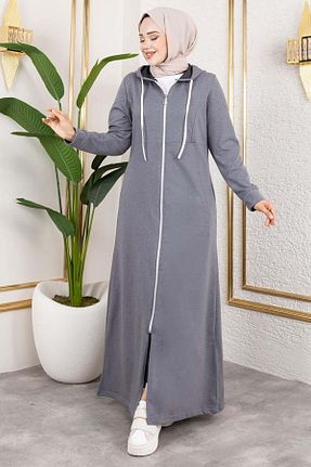 کلاه و ابایا طوسی زنانه بافت Genel Markalar - کد 953880866