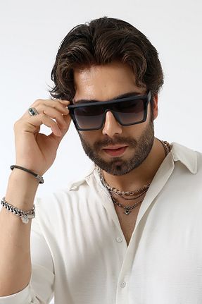 عینک آفتابی مشکی مردانه 57 Lozzo - کد 953993129
