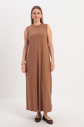 لباس حجاب قهوه ای زنانه رگولار ALLDAY - کد 954090199