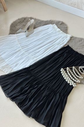 دامن رنگی زنانه ساده Poliyance - کد 954202951