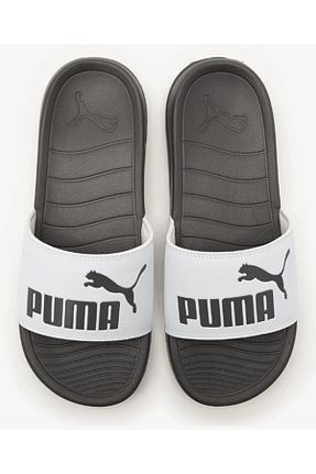 دمپائی اسپرت سفید زنانه چرم مصنوعی Puma - کد 954338353