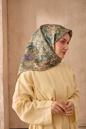 روسری رنگی İpek Tivil Silk Home - کد 954203134
