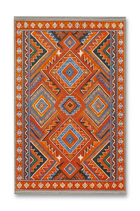 فرش رنگی قابل شستشو Rugs Modern Halı - کد 954350561