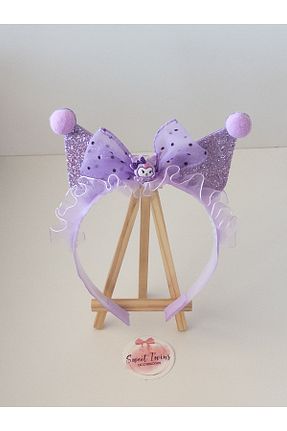 تاج بنفش بچه گانه مخلوط پلی استر Sweet twins accessories - کد 954408761