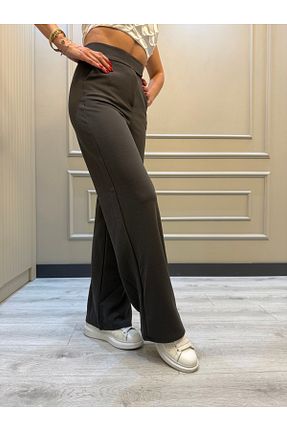 شلوار پارچه ای طوسی زنانه بلند geenz manifacture - کد 954695399