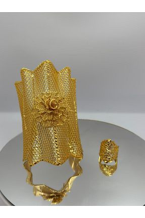 ست جواهر زرد زنانه روکش طلا Constanza Exclusive - کد 955009654