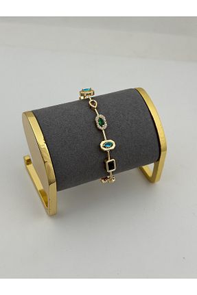 دستبند جواهر متالیک زنانه زیرکن Jerie - کد 954843534