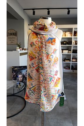 شال آبی زنانه La Boutique Eşarp - کد 954846068
