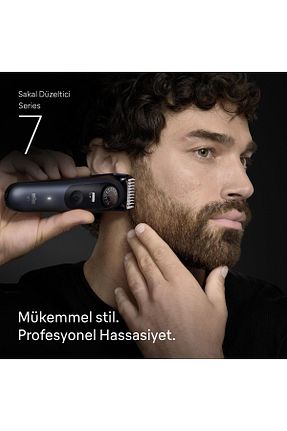 ماشین اصلاح صورت سرمه ای بی سیم Braun - کد 955008747