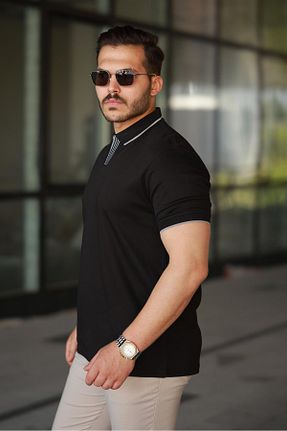 پولوشرت مشکی مردانه رگولار Miron - کد 955137233