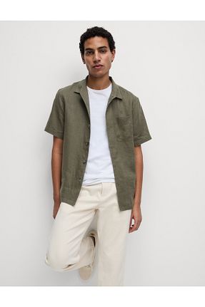 پیراهن سبز مردانه رگولار Marks & Spencer - کد 955220548