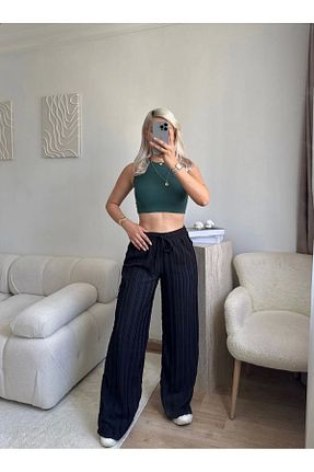شلوار مشکی زنانه بافتنی Zora Butik - کد 955219225