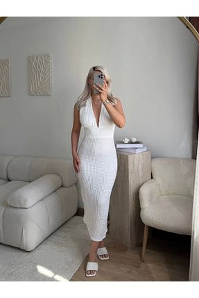 لباس سفید بافتنی Zora Butik - کد 955219593