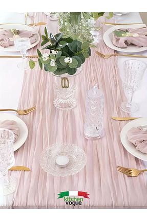 رومیزی صورتی Dertsiz Kitchen Vogue - کد 955959126