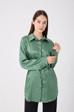 پیراهن حجاب سبز زنانه رگولار Home - کد 956219689