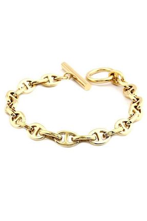 دستبند استیل (فولاد) طلائی زنانه استیل ضد زنگ Welch - کد 140868531